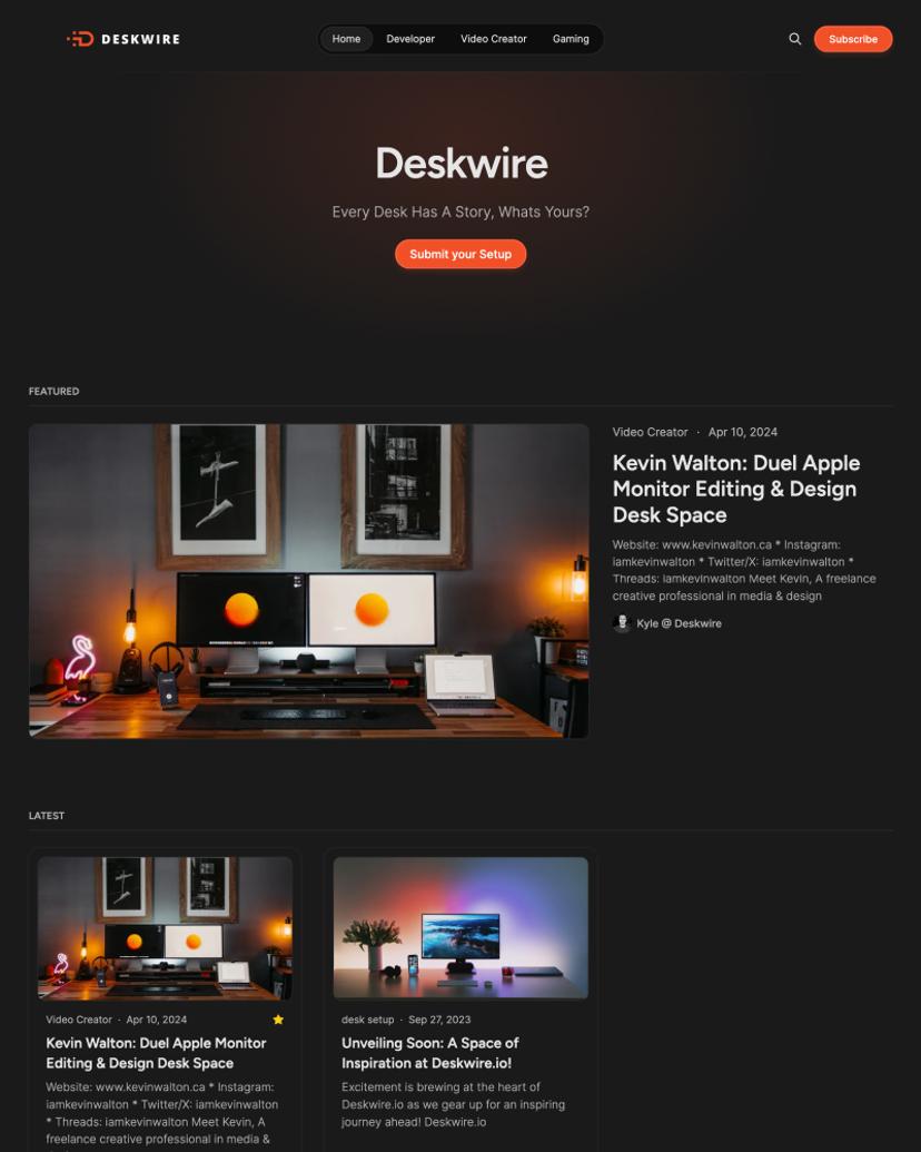 Deskwire - Flair Theme