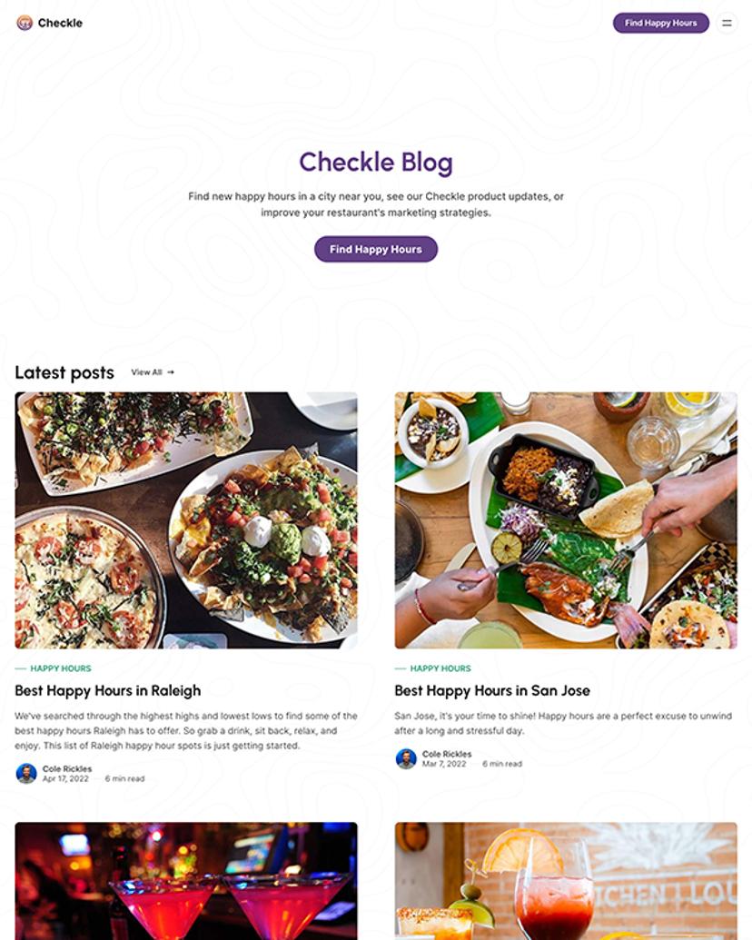 Checkle Blog - Fumio Theme