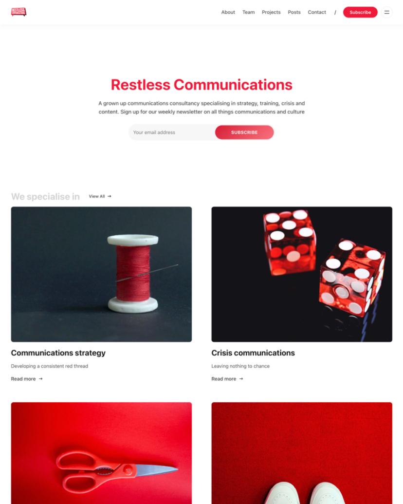 Restless Communications - Fumio Theme