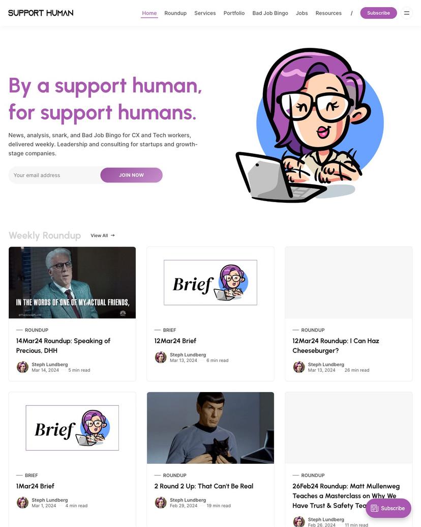 Support Human - Fumio Theme