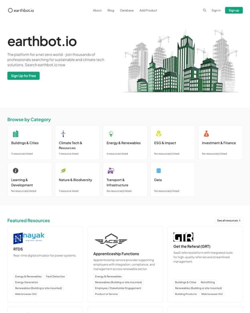 earthbot.io - Lumen Theme