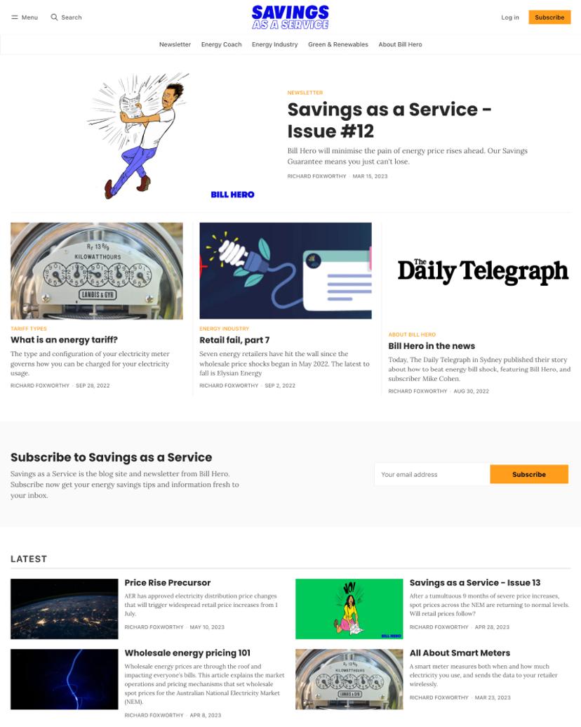 Savings as a Service - Maali Theme