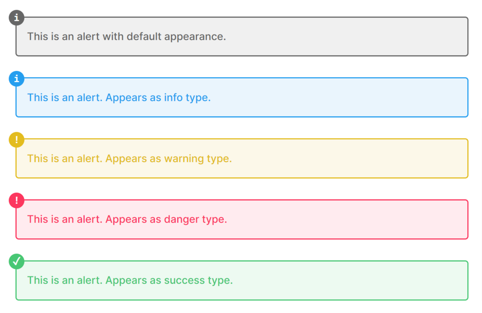 Ghost Snippets - Alert boxes